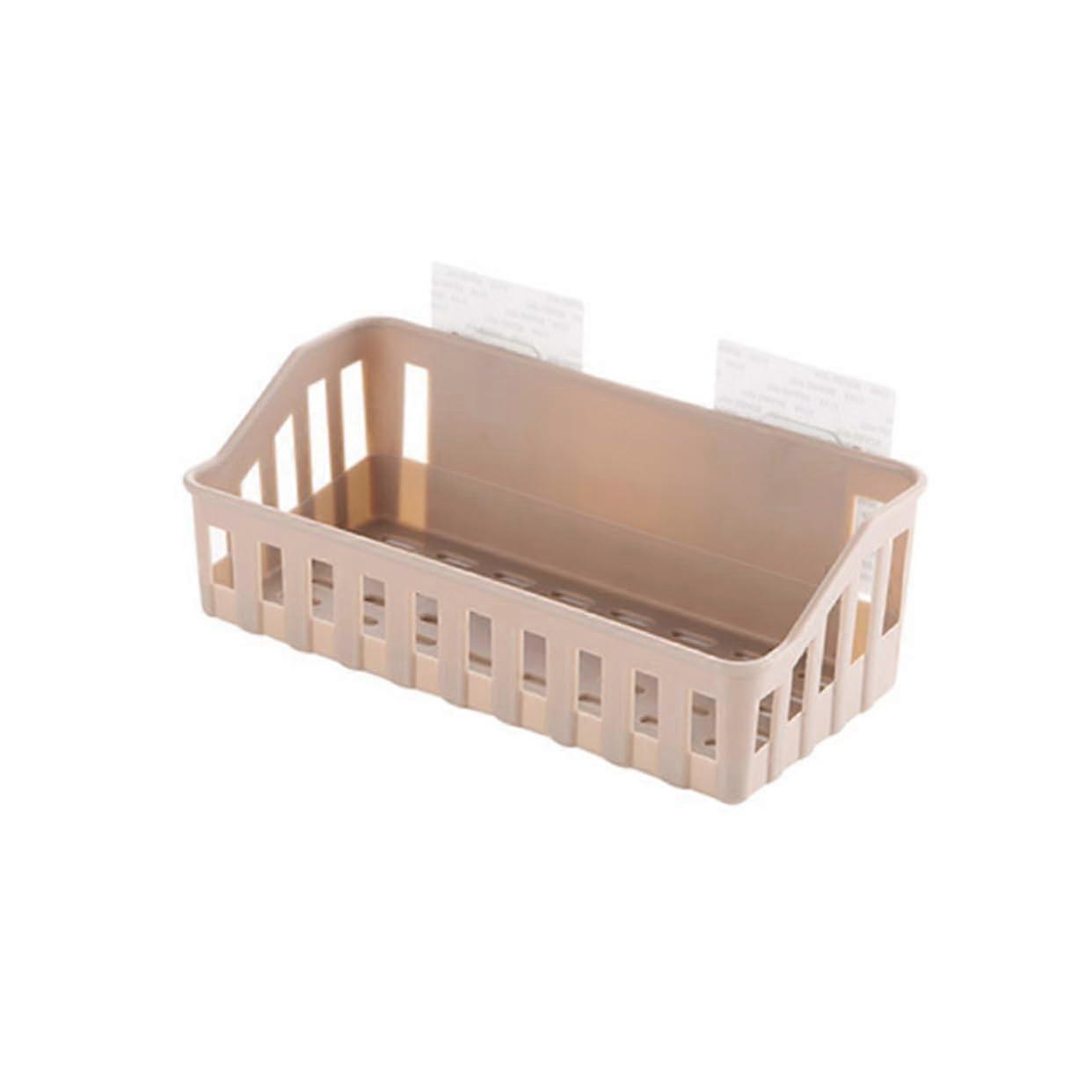 Bathroom Wall Shelf Shower Caddy NoDrill Wall Mount with Reusable Suction Cup Storage Rack