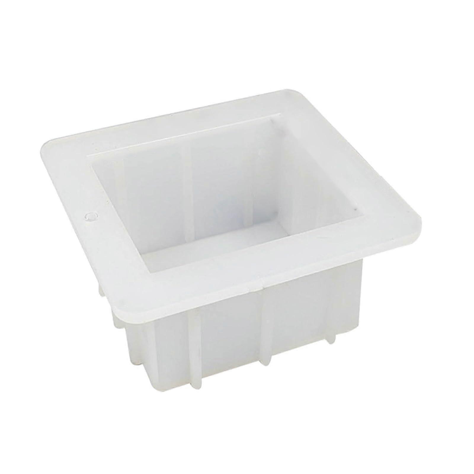 Soap Making Mold Silicone Loaf Mold Rectangular Handmade Crafting for Soap Bread Resin 600g