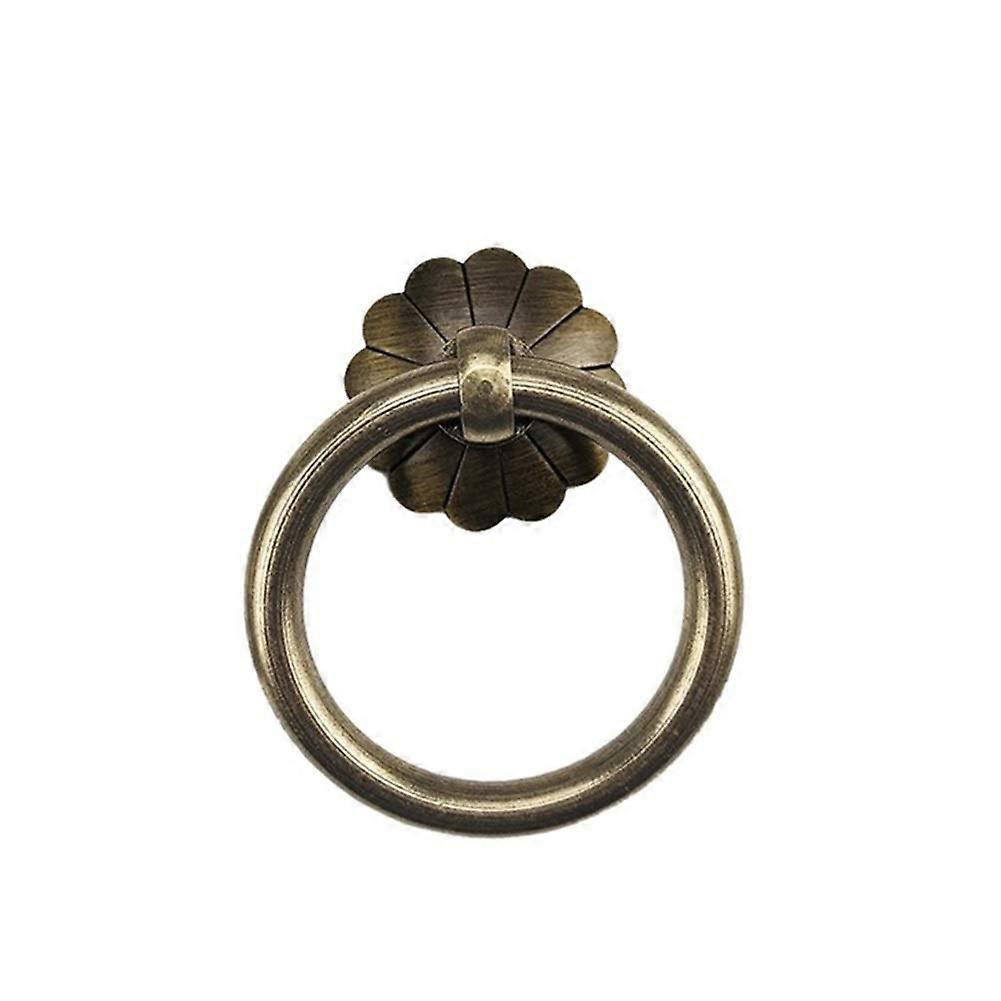 Brass Drawer Handle 6cm Vintage Cabinet Door Pull Solid Brass Shell Design Corrosion Resistant