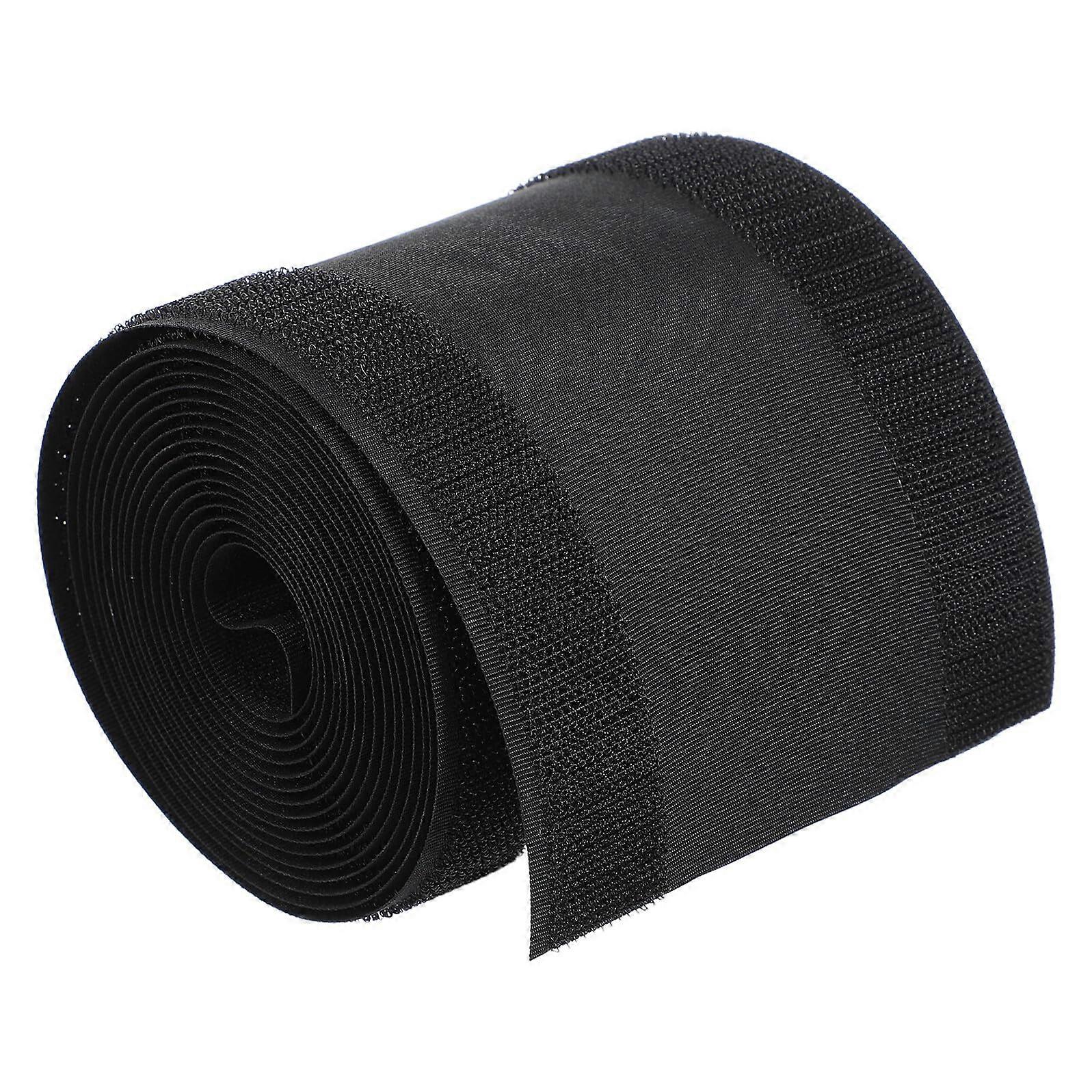 Hook and Loop Floor Cable Cover Strap for Secure Cable Management Nylon Cord Protector Reusable for Carpet