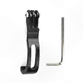 Suporte universal para farol dianteiro de bicicleta, compatível com bicicletas dobráveis de 14, 16 e 20 polegadas, com suporte para lanterna e câmera.