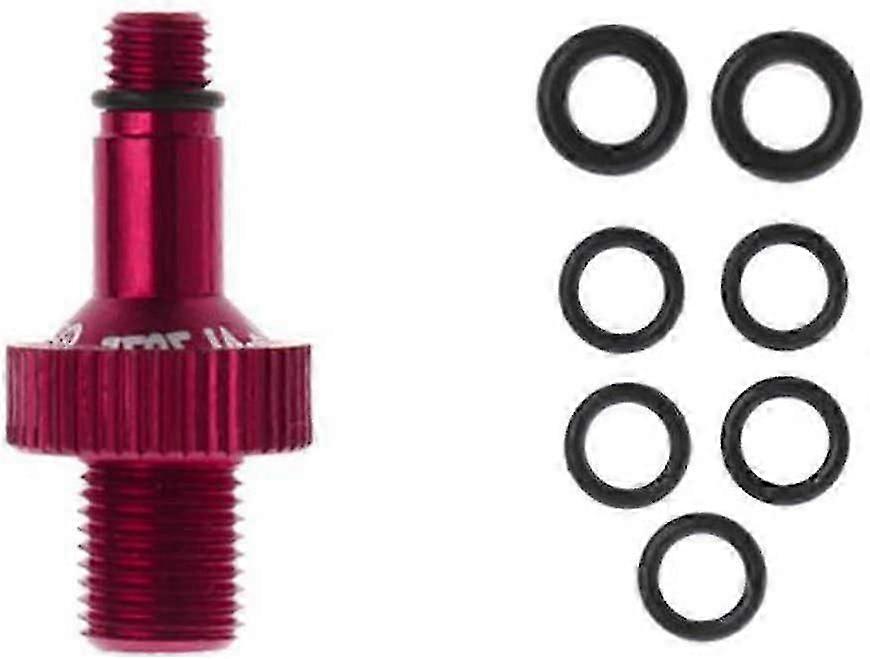 Rear Shock Absorber Air Valve Adapter Universal Mtb Tool Replacement Part Accessory Red