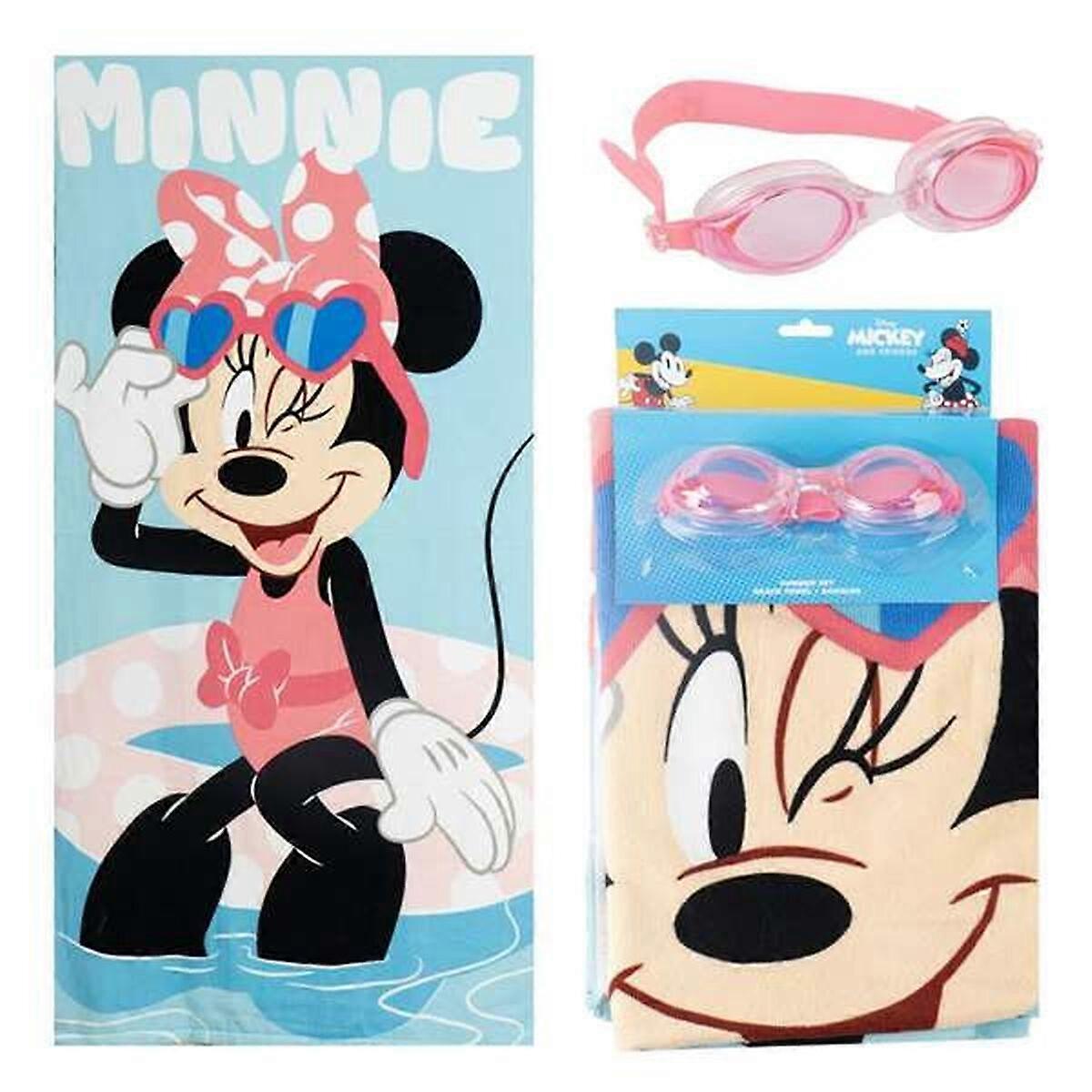 Beach Towel Minnie Mouse Blue
