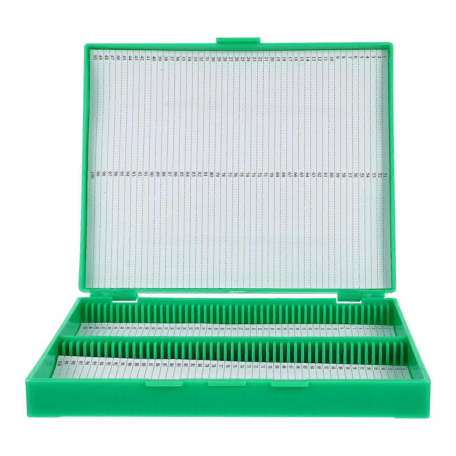 Prepared Microscope Slides Storage Container Plastic Microscope Slide Holder
