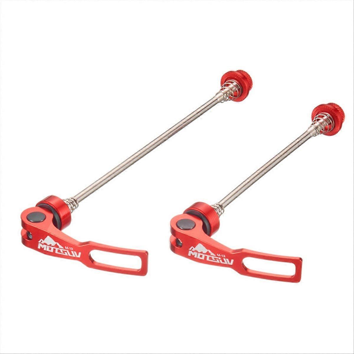  Mountain Bikes Quick Release Skewer Lever Aluminum Alloy Red