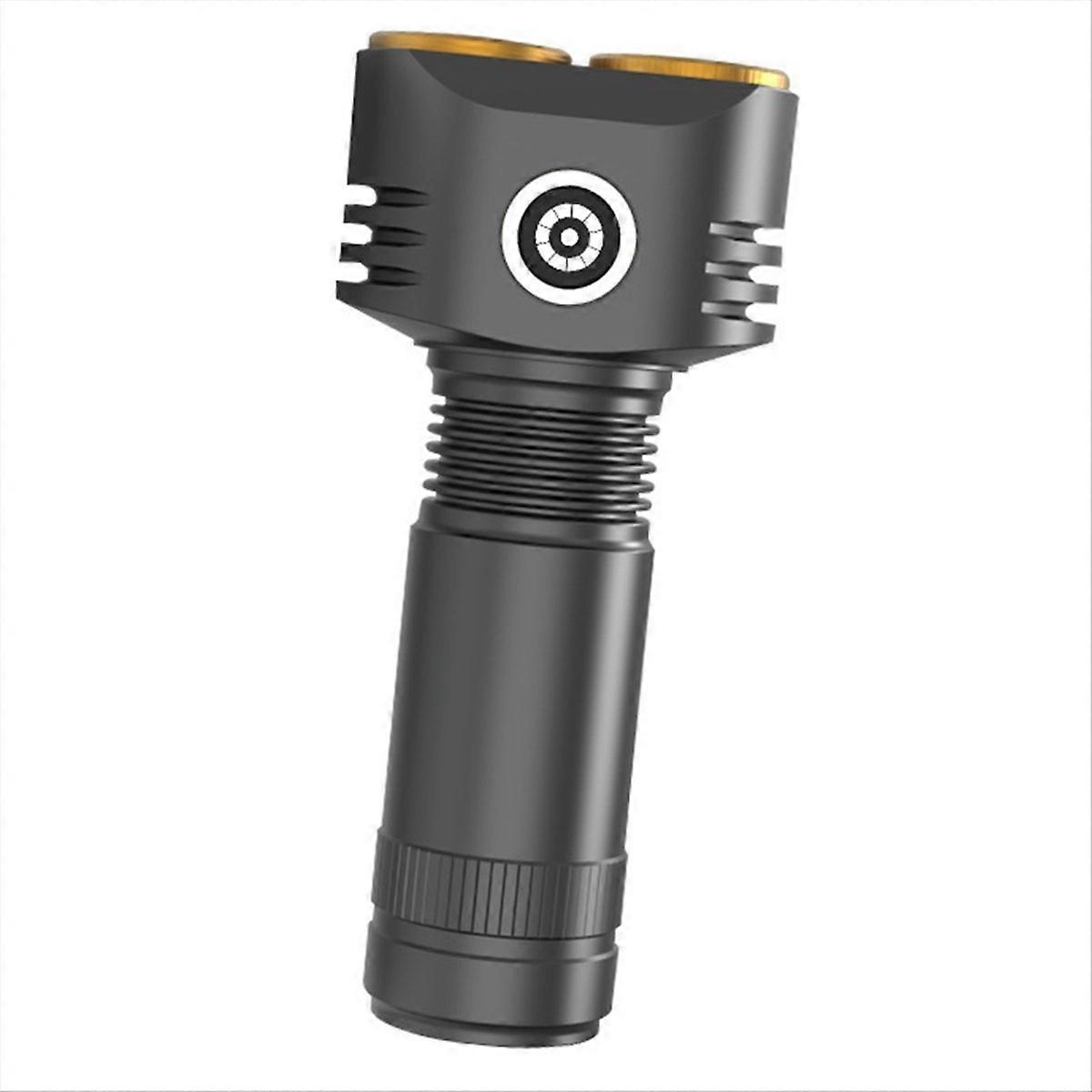 Mini Flashlight TYPE-C Rechargeable Portable Small Torch Black