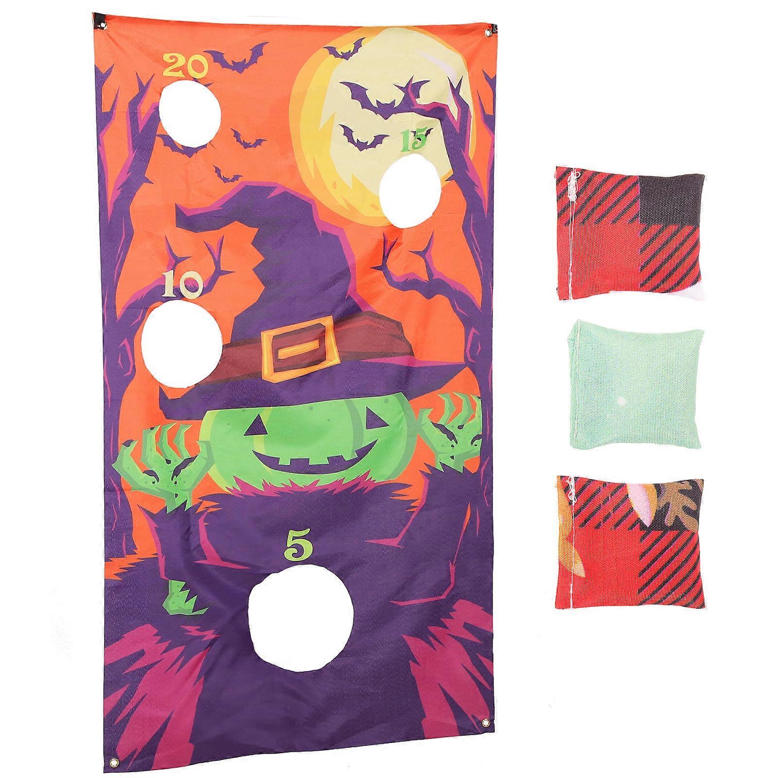 Outdoor Game Bean Bag Toy For Halloween Party Rectangular Shape 3Set