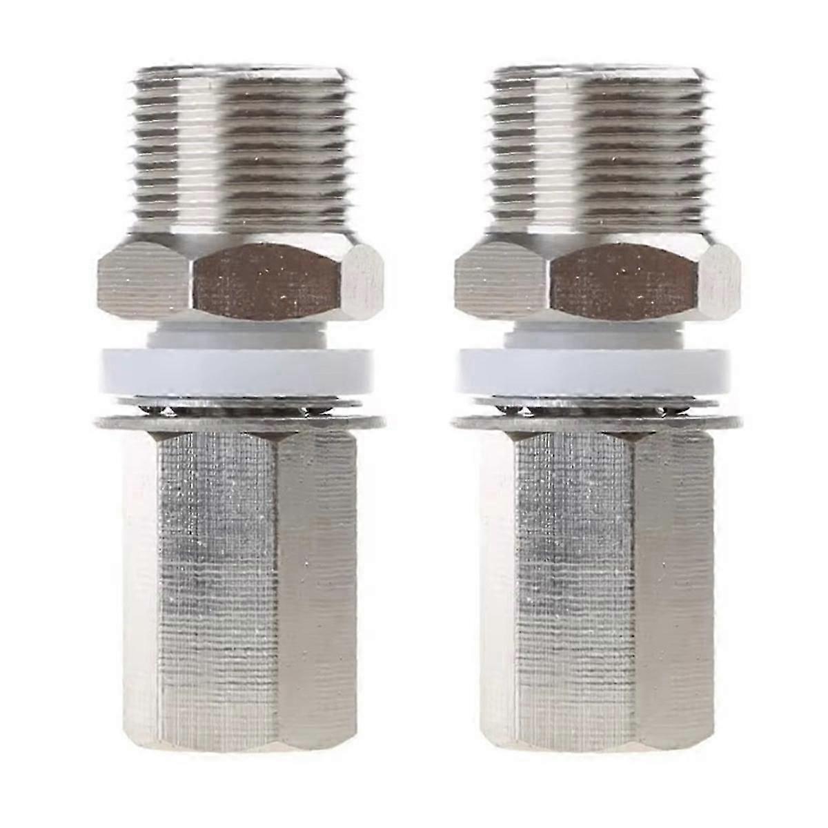 2Pcs S216 3/8-24 to SO239 Antenna Mount Adapter