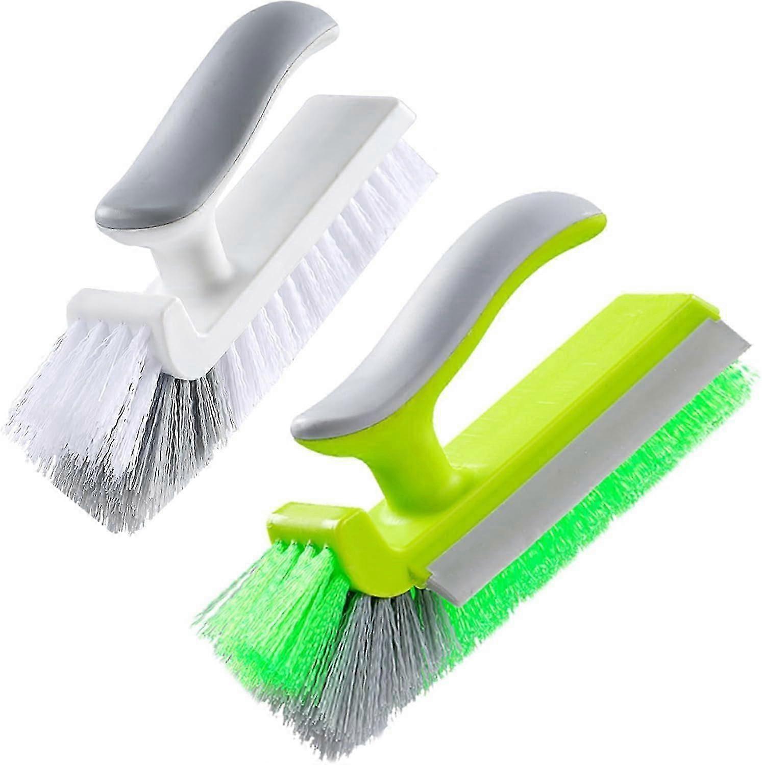 2Pcs Multifunctional Bathroom Gap Brush for Cleaning Corners, Shower