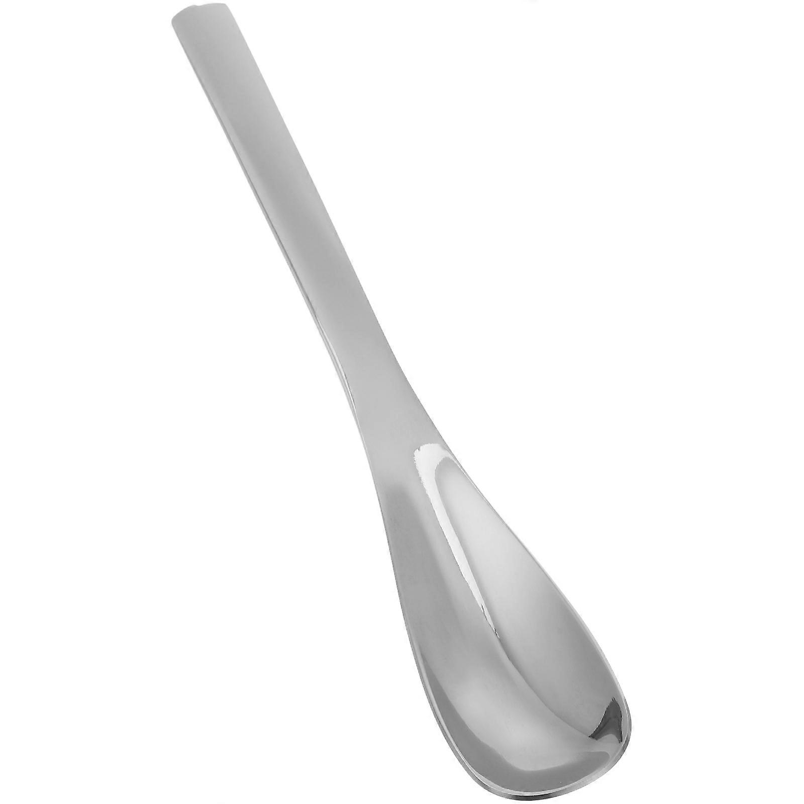Silver Stainless Steel Dessert Spoon for Kitchen Use Multi-Function Scoop