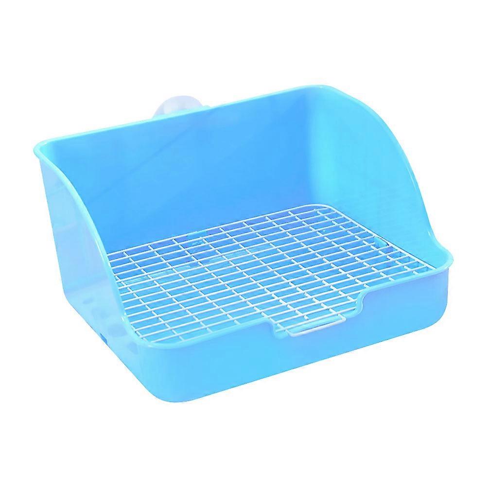 Litter Box Plastic Bunny Training Potty for Home Rectangular Type