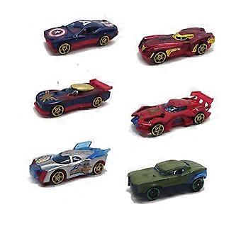 6PCS Spider Car Avengers Marvel Alloy Car Toys Gift for Fan Kids Ages 4 and Up