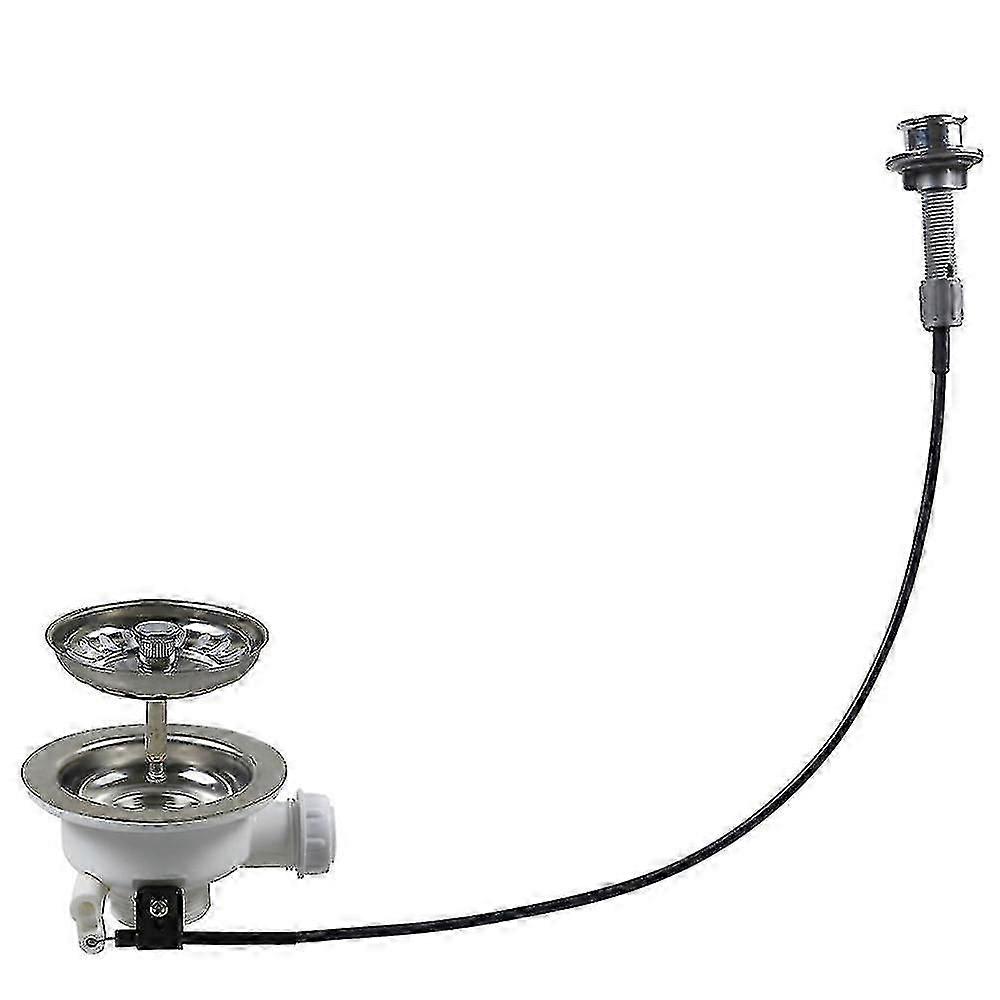 Xk256c019 Sink Drainage System, Kitchen Bowl Type, Filter With Cable Controller, Sink Waste Kit