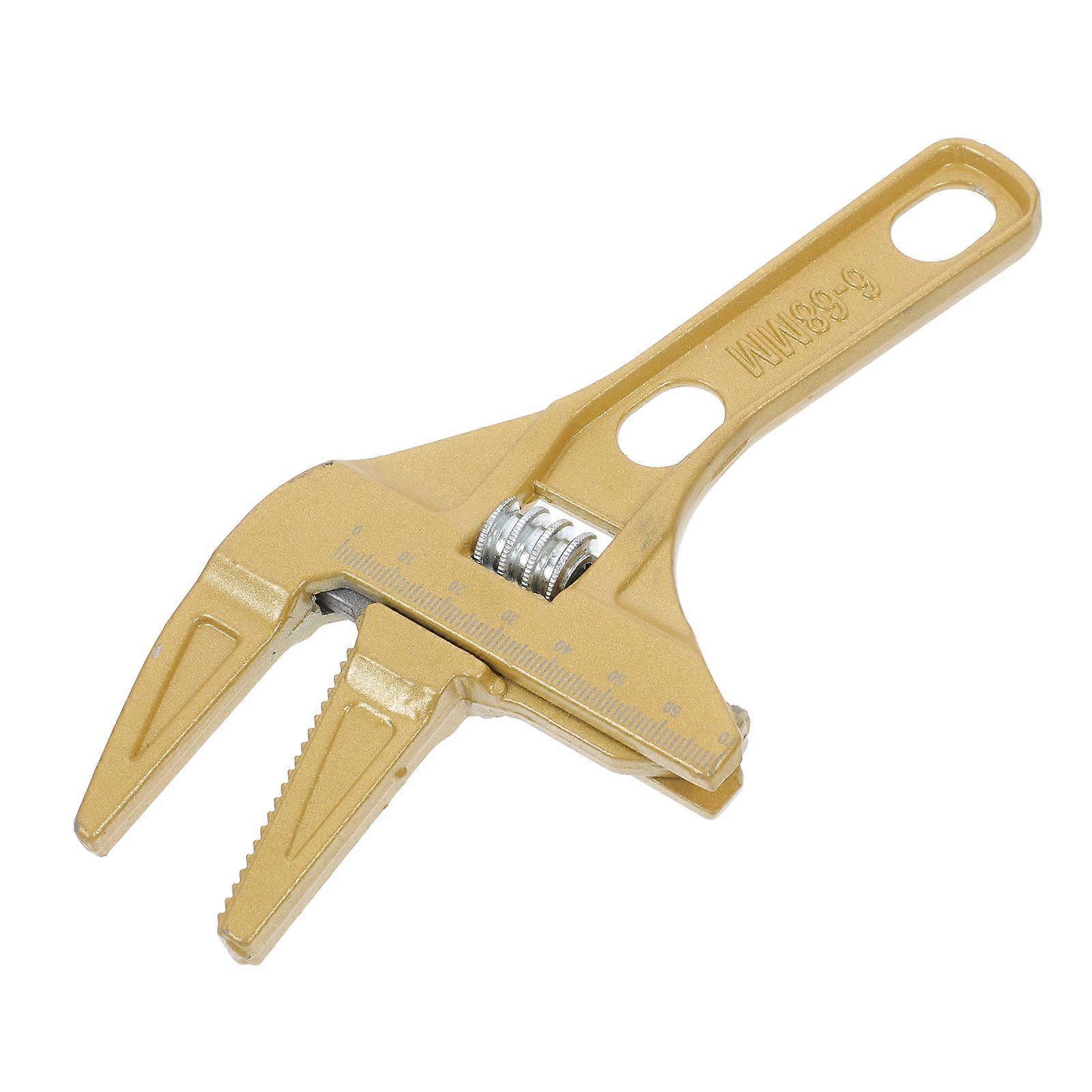 Multifunctional Large Opening Wrench Adjustable Spanner for Bathroom