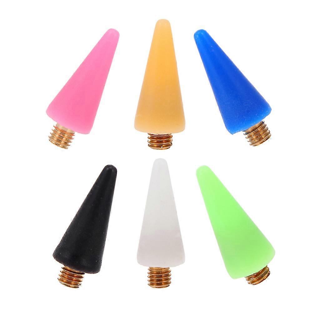 Replaceable Wax Picker Heads for Nail Pen with 6Pcs Accessories