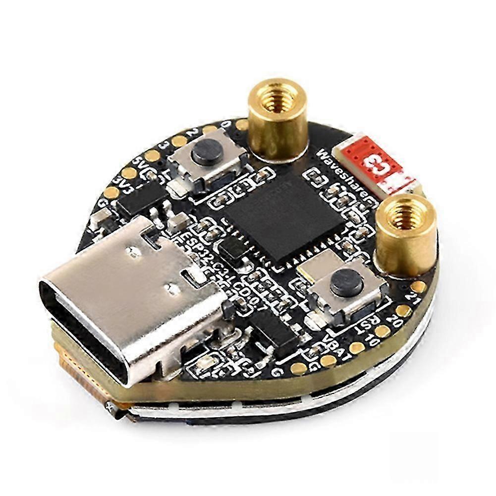 Placa de desenvolvimento IoT ESP32-C3 com tela LCD de 0,71 polegadas e 160x160 pixels integrada, interface SPI.