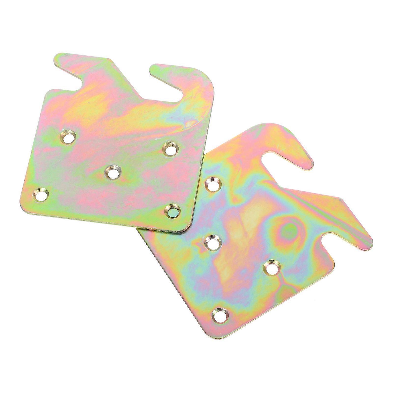 2pcs Bed Bed Hinge Bracket Snap Connectors Thickened Flat Straight Hinge Bed Supplies