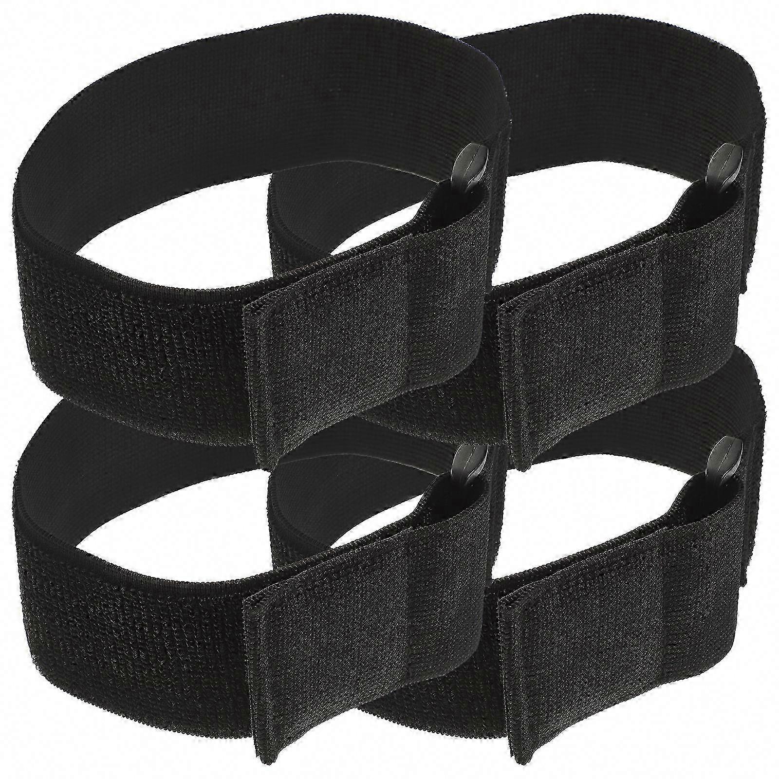 4pcs Hook and Loop Strap Elastic Reusable Cinch Strap Multipurpose Strap