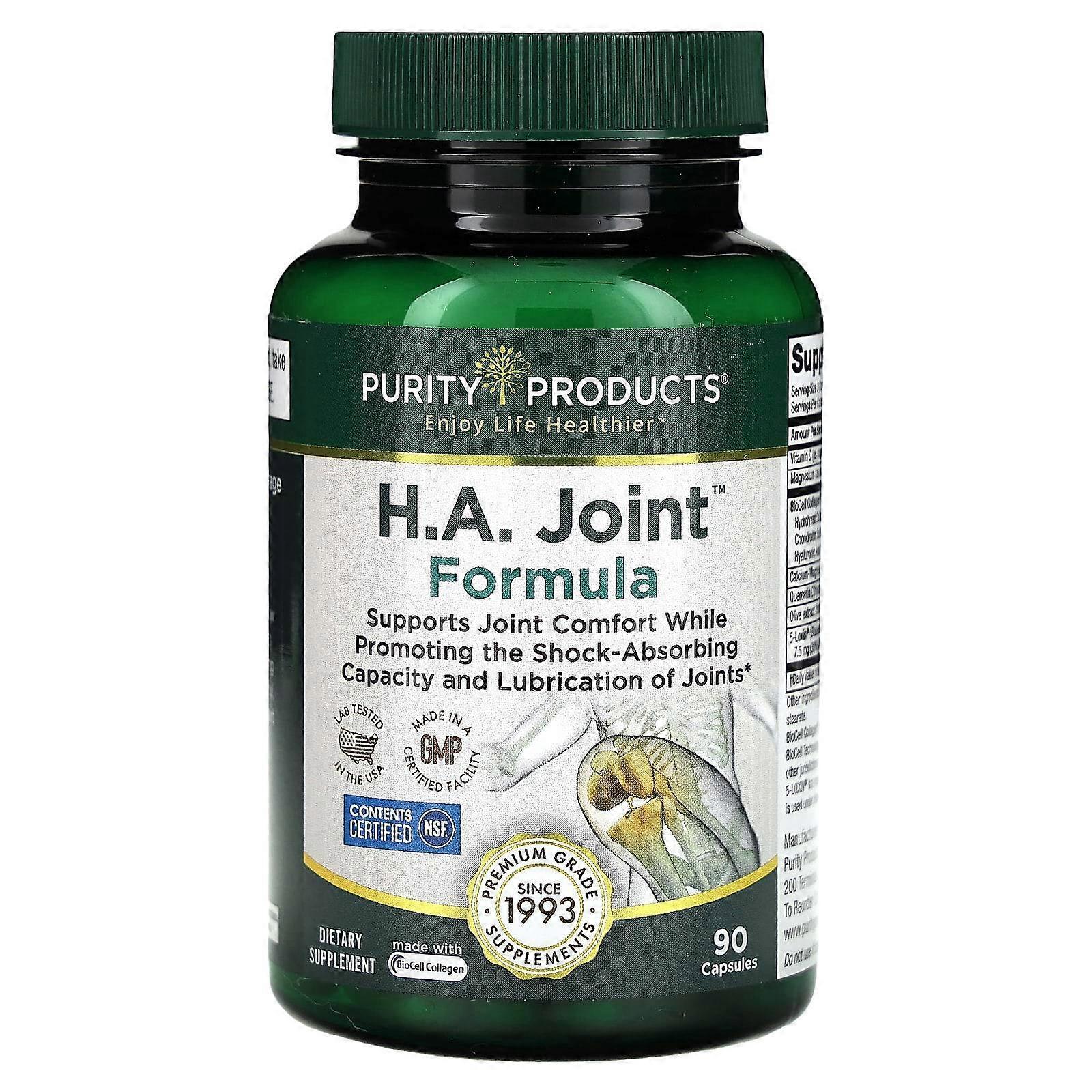Purity Products, H.A. Joint Formula, 90 Capsules