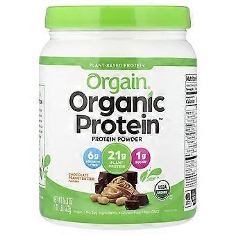 Orgain, Organic Protein™ Powder, plantaardig, chocolade-pindakaas, 1,02 lbs (462 g)