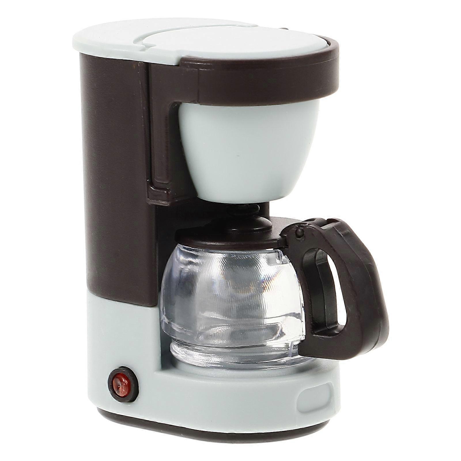 Dollhouse Coffee Maker Miniature for Decor Plastic Material