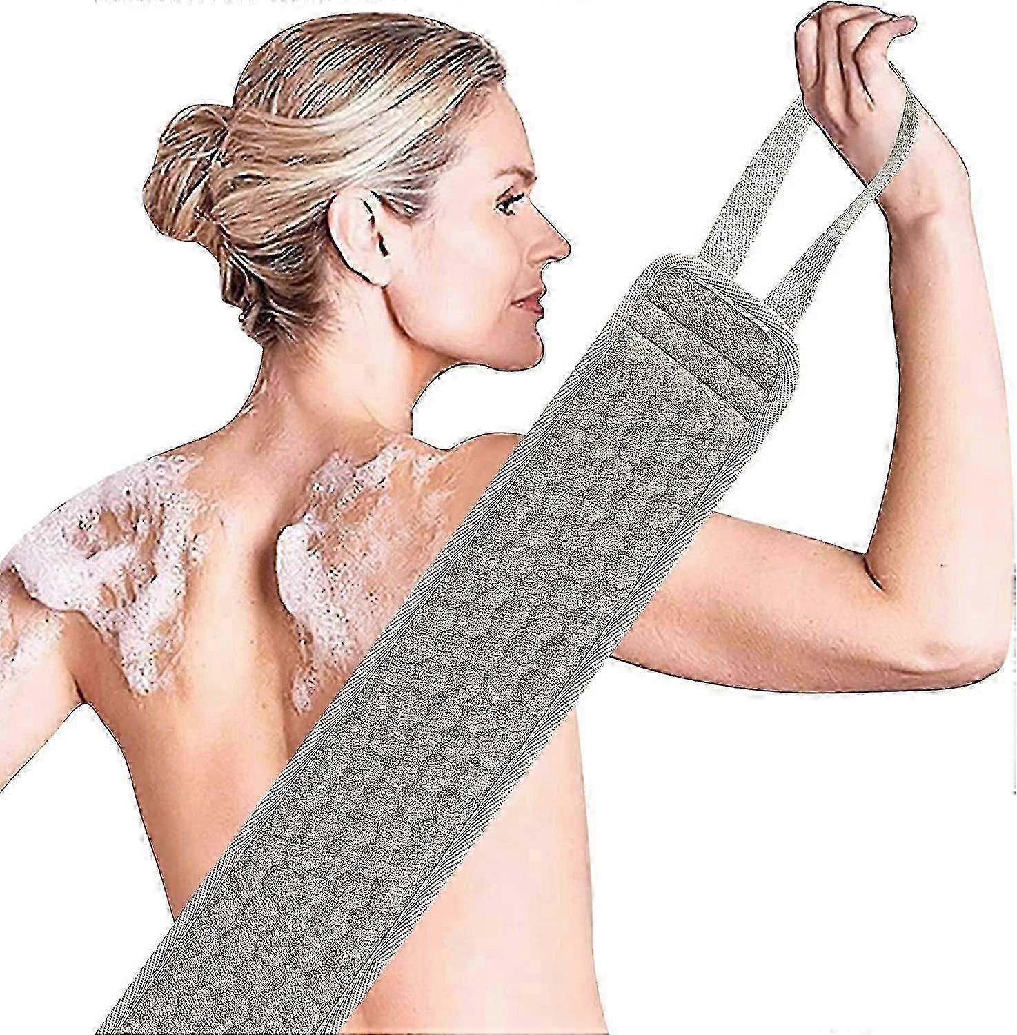 Shower Bath Back Scrub Sponge Pad Set compatible with Exfoliating