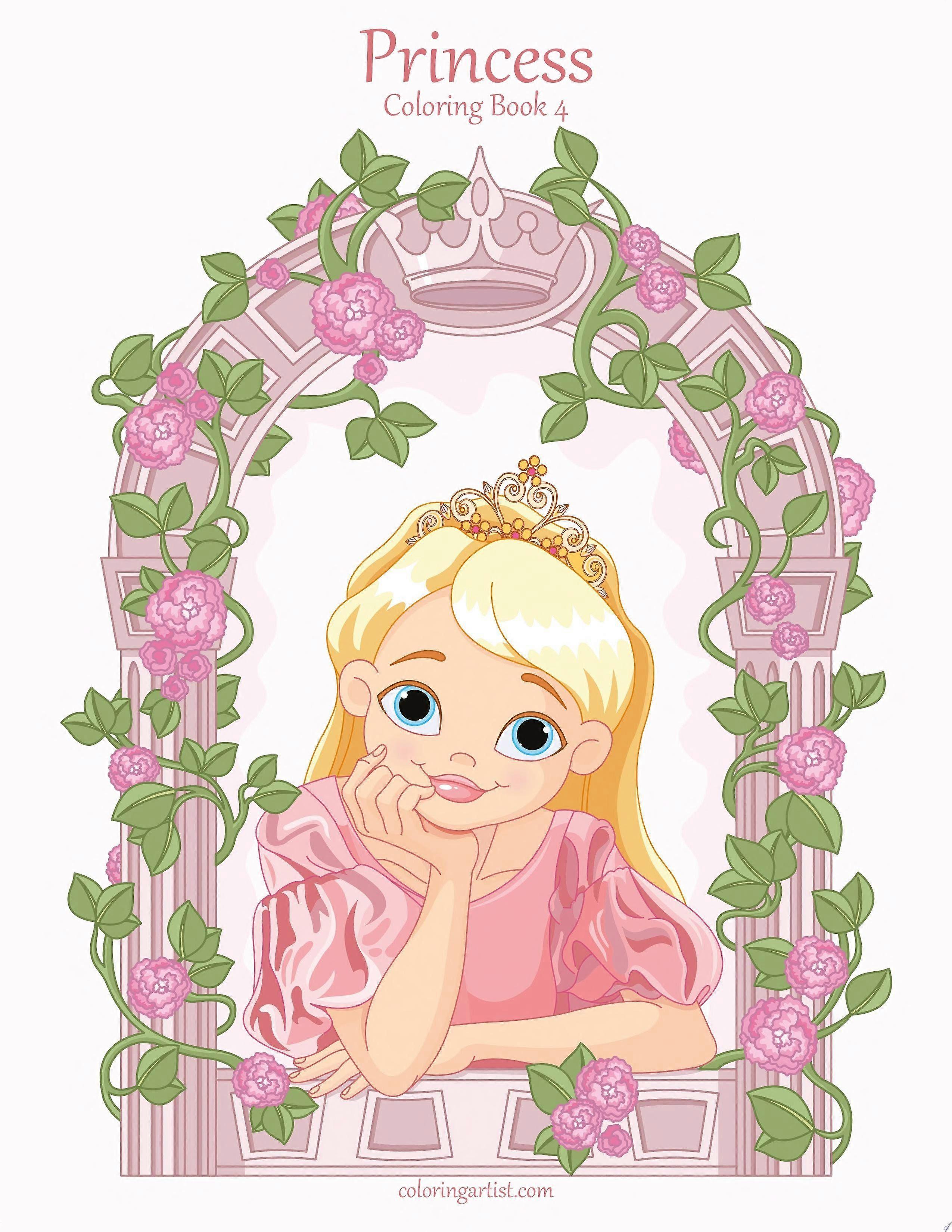 Princess coloring book 4