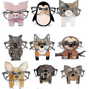 Creative Eyeglasses Holder Eyes Glasses Animal Sunglasses Wooden Stand H