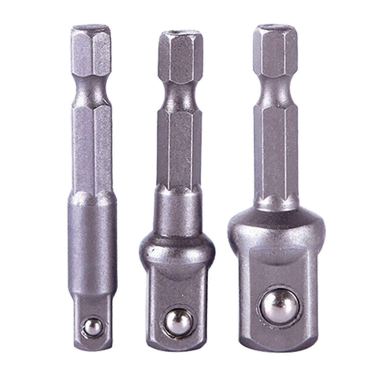 3st Socket Adapter Set Hex Skaft till 1/4 JIKAIX