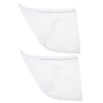 2pcs flexível mulher grávida maternidade calcinha descartável cuecas (branco)