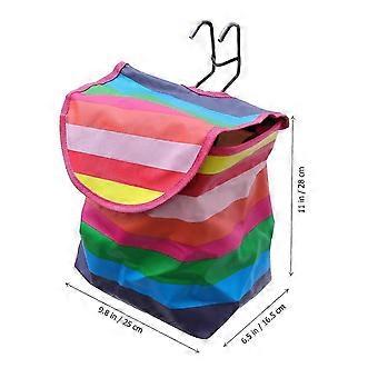 Foldable Bike Basket with Cover, Front Storage Carrier, 1 Piece