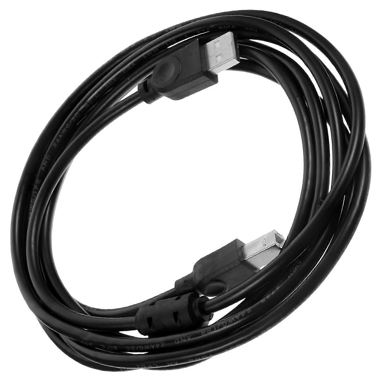 Printer Cable Fax Machine Cable Copying Machine Printer Cable For Office Home Black