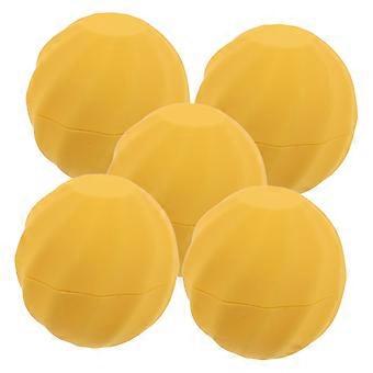 5pcs Refillable Lip Balm Containers - Compact Spherical Tubes for Hygienic Travel Storage