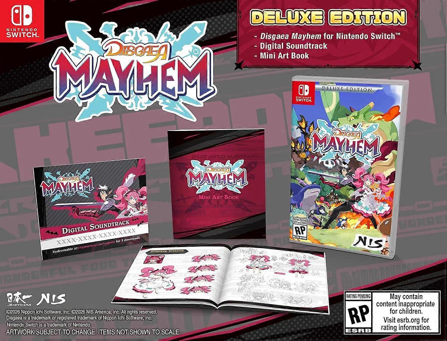 Disgaea Mayhem Deluxe Edition Switch Game (German Box)