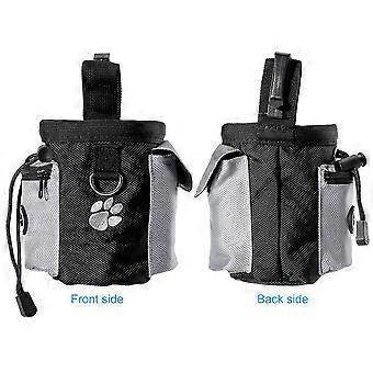 UEETEK Dog Treat Pouch Pet Hands Free Training Waist Bag Drawstring Carries Pet Toys Food Poop Bag Pouch