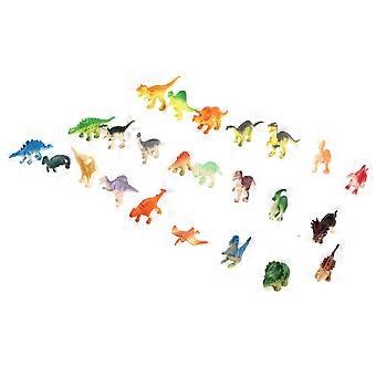 24-teiliges Dinosaurier-Figuren-Spielset, realistische Dinosaurier-Spielzeuge aus Kunststoff für Kleinkinder und Kinder, pädagogisch wertvolle interaktive Tierfiguren