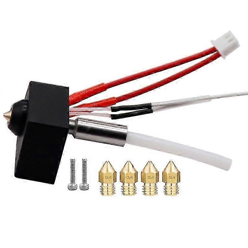Neptune 3 Plus/Pro 3D Printer Compatible High Precision Hot End Nozzles 0.4mm Kit Set
