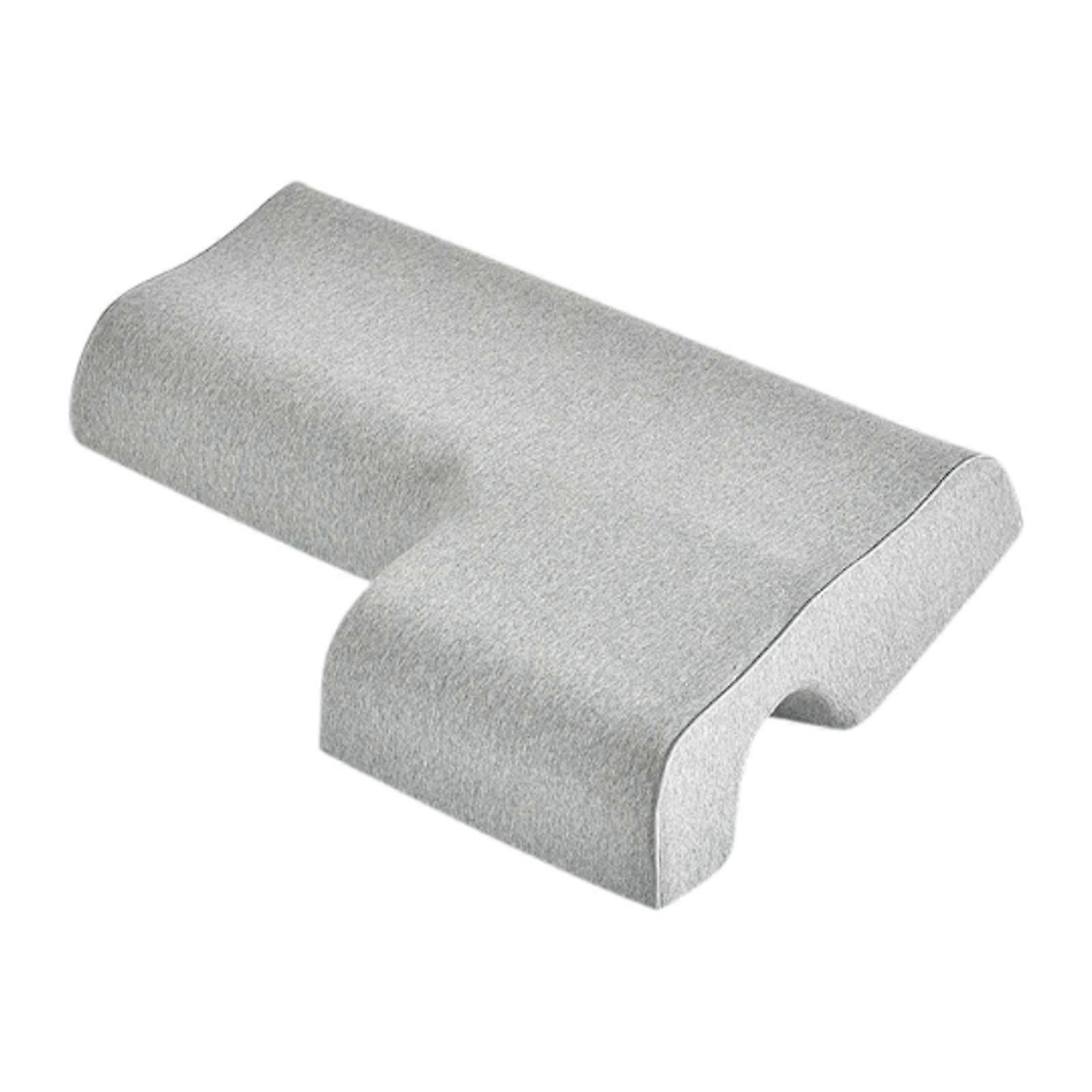 Couples Cuddle Pillow Memory Foam with Arm Tunnel, Leftside  Fit Light Gray Replacement