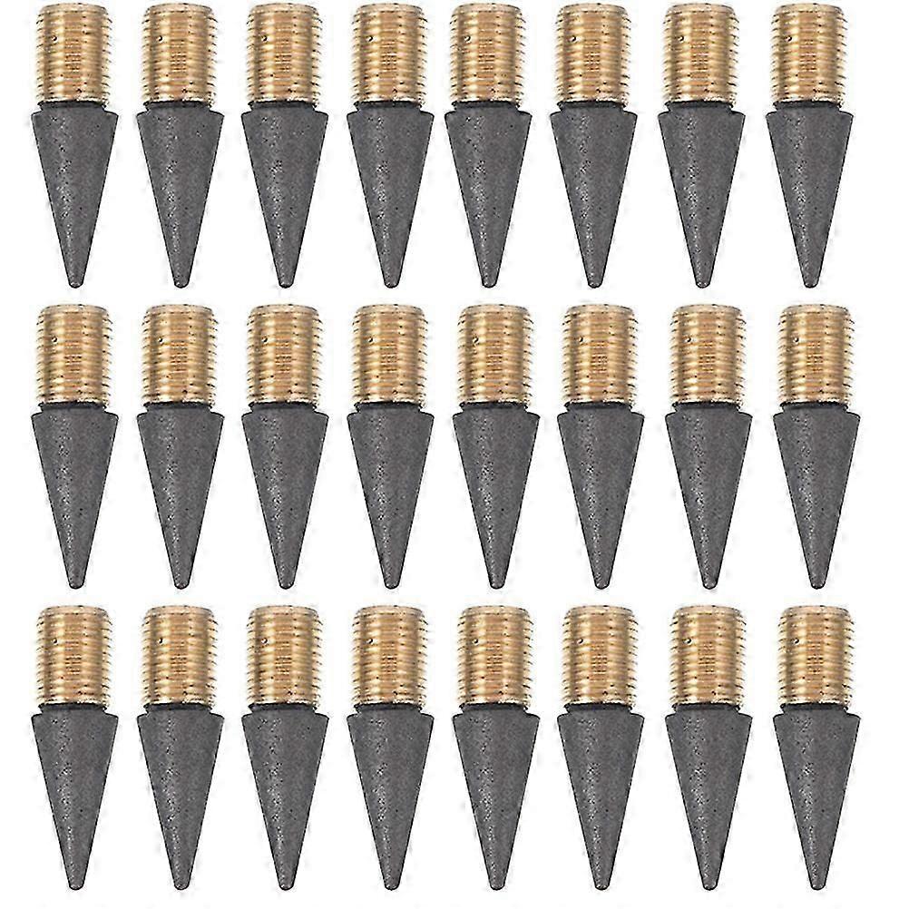 Graphite Replacement Pencil Inkless Pencil Refills Cylindrical Shape Students 25Pcs