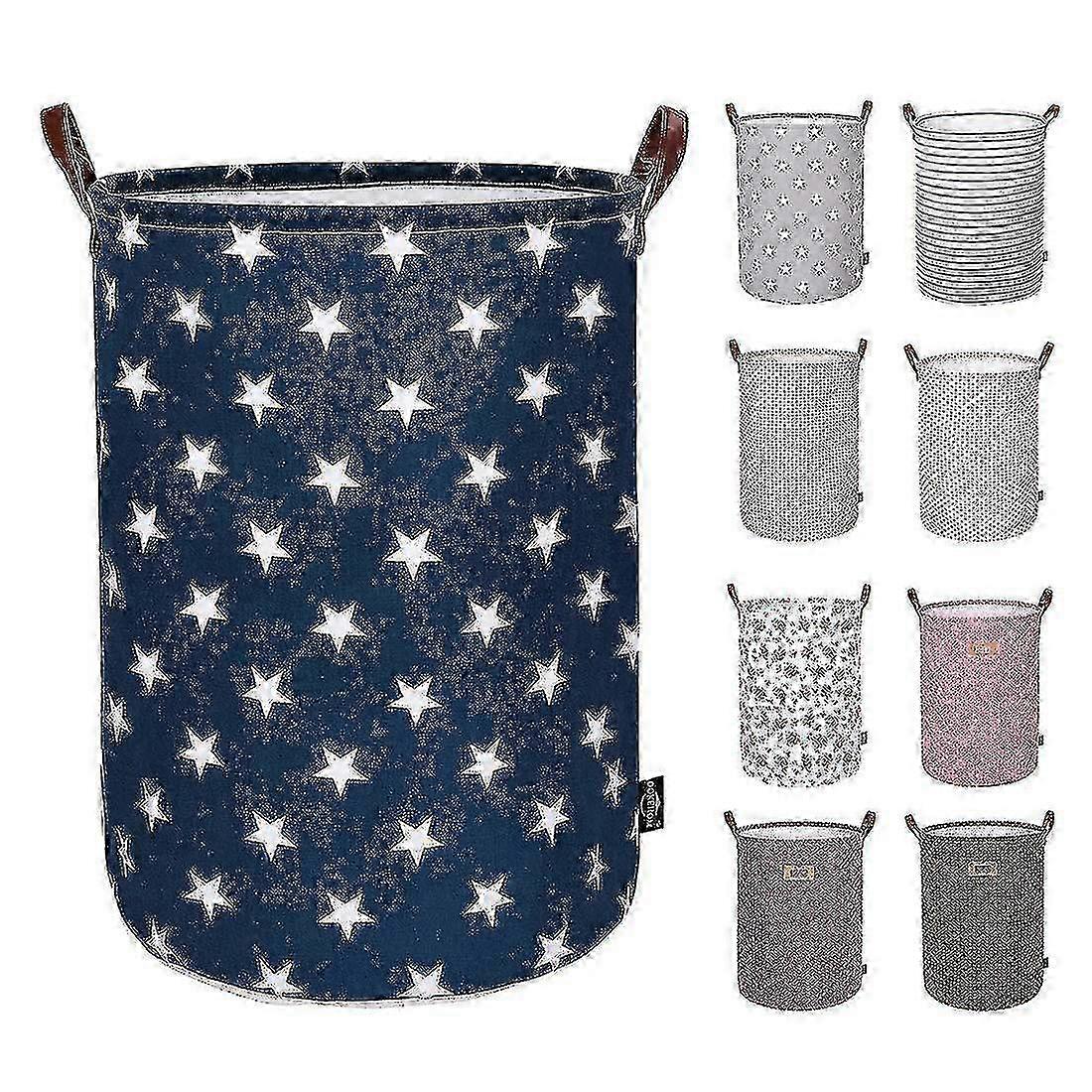 Freestanding Laundry Basket With Lid Collapsible Large Drawstring Clothes Hamper Storage