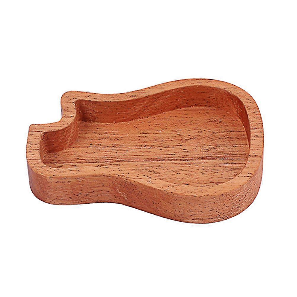 Guitar Pick Case for Holding Plectrum Box Light Brown
