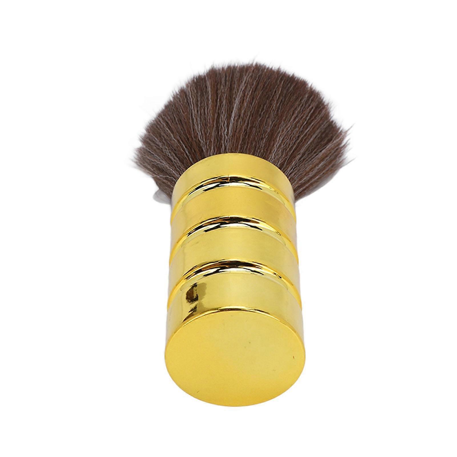 Barber Neck Duster Brush Soft Gentle Electroplating Process Professional Neck Clning Brush