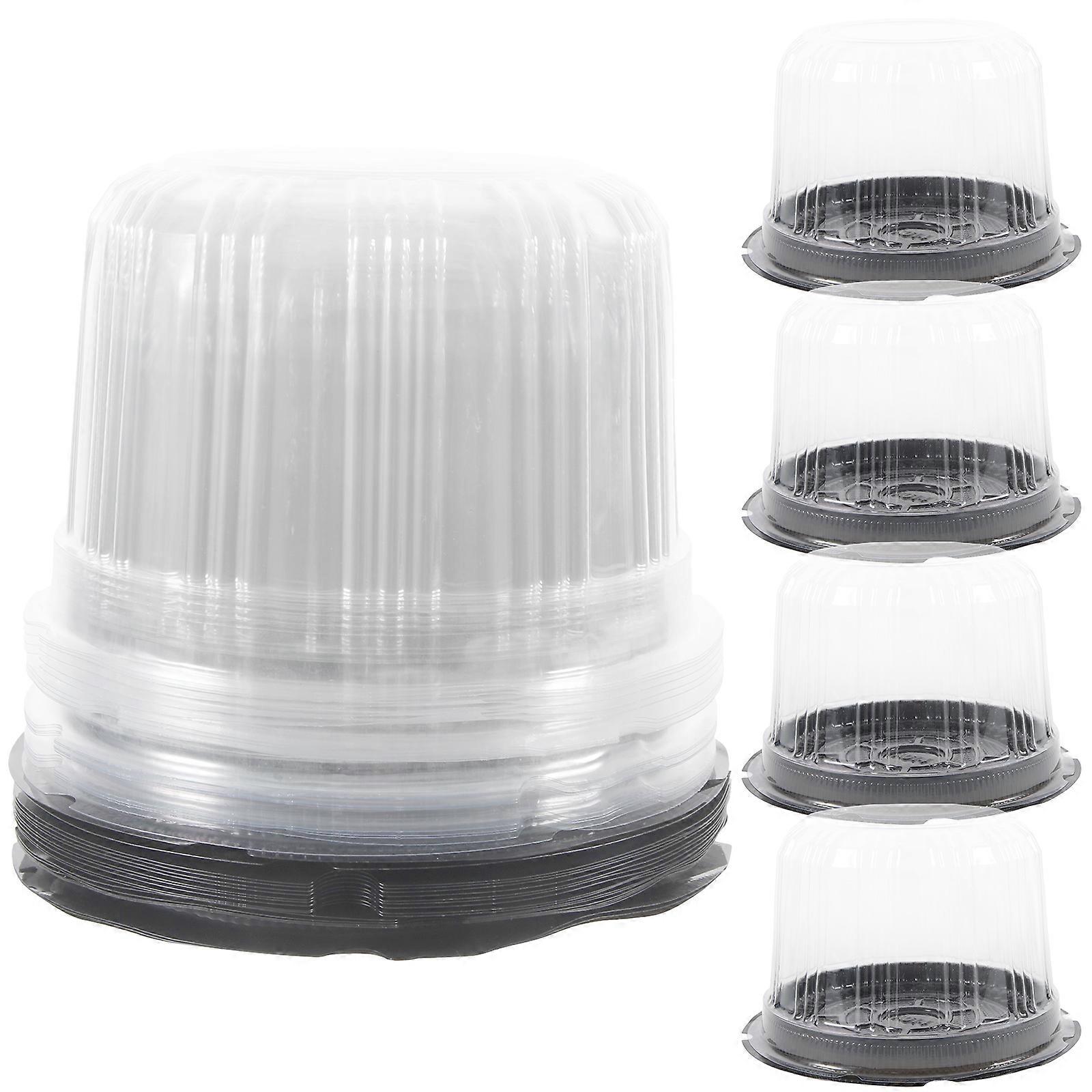 Egg Cake Box for Storage 20Pcs Round Cake Boxes Plastic
