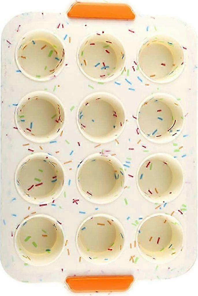 12 cups non-silicon baking sheet, non-cardboard, minimizing