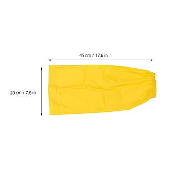 Yellow Leg Cover for Outdoor Use Waterproof Elastic Band 1Pair Cover