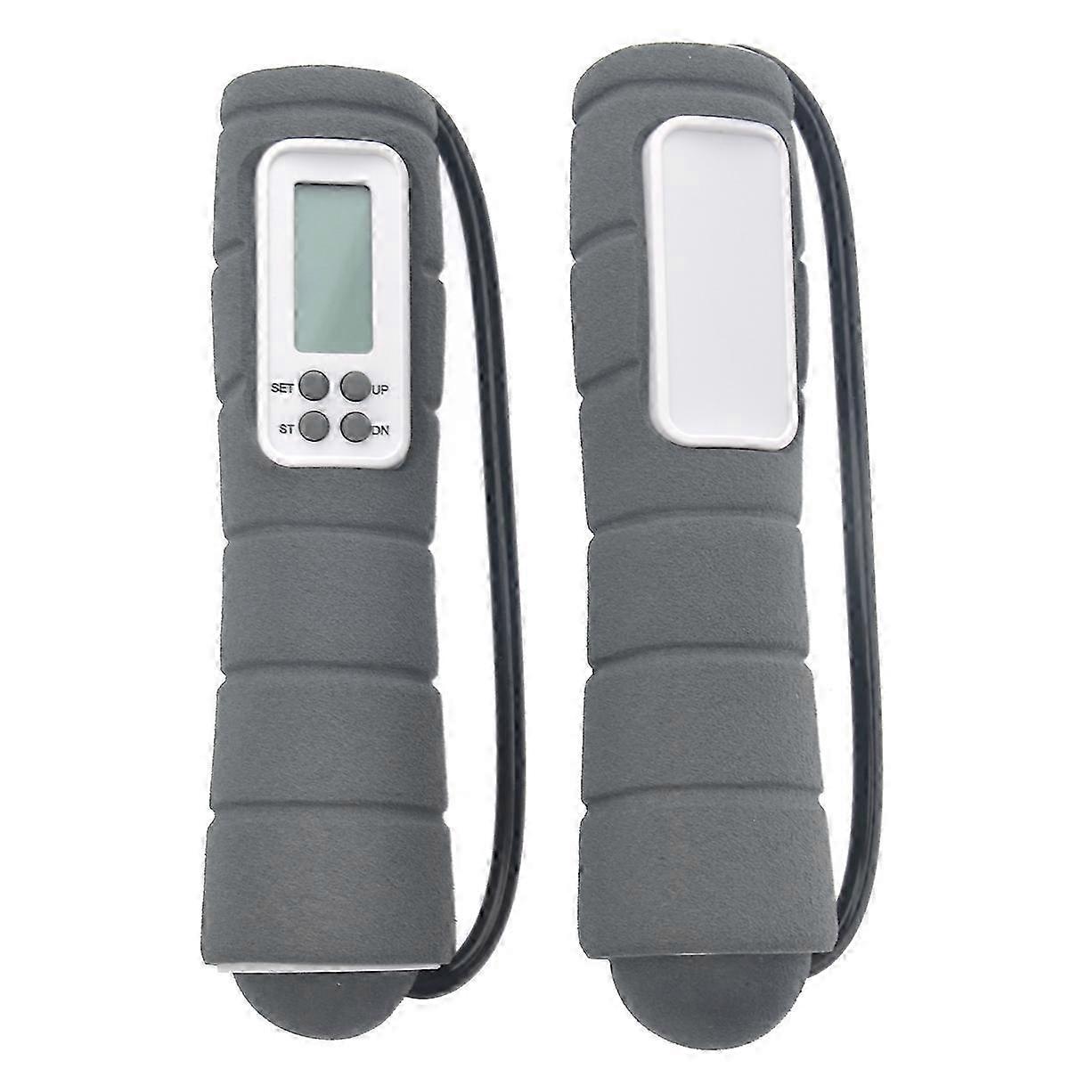 Cordless Jumping Rope Digital Jump Rope Calorie Counter Timer 2Pcs