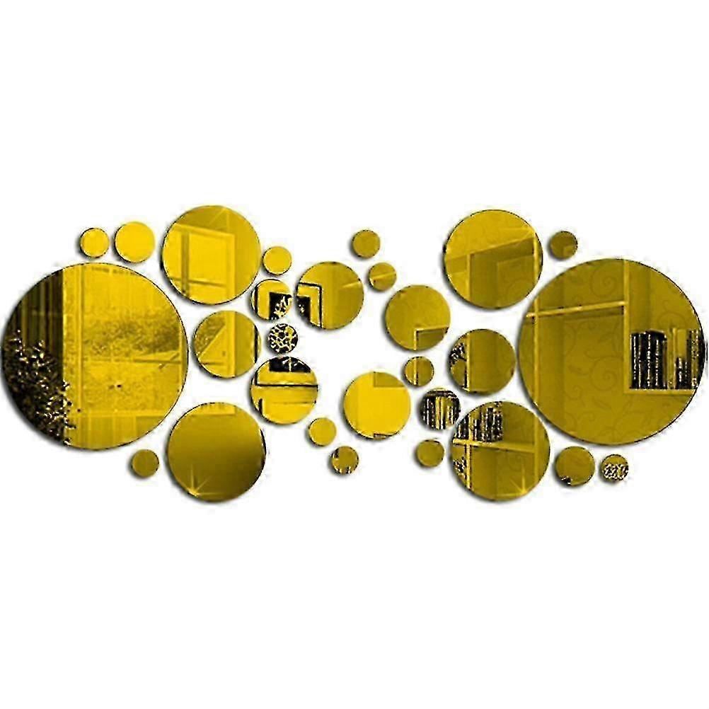 Mirror Acrylic Wall Decal Round