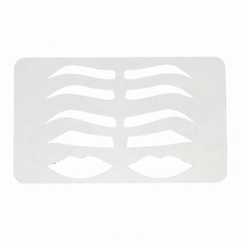 Reusable Makeup Stencils compatible with Eyebrows and Lips Template compatible with Men and Women Microblading Tools