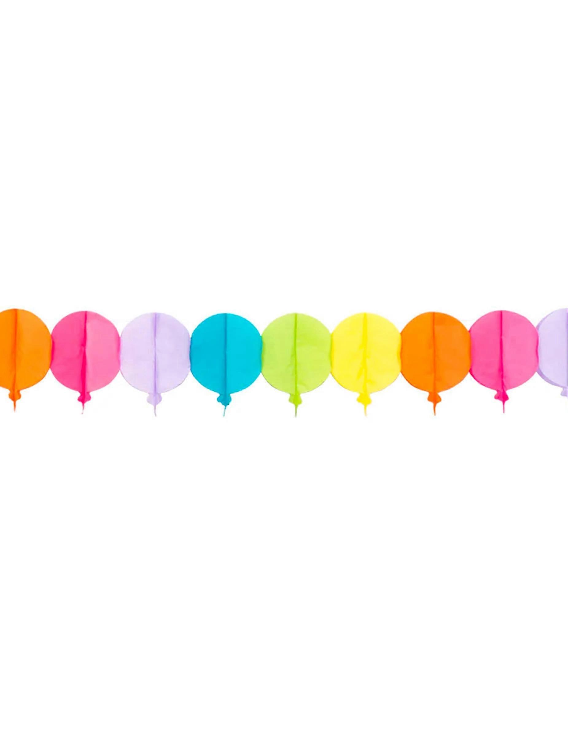 4m paper balloon garland