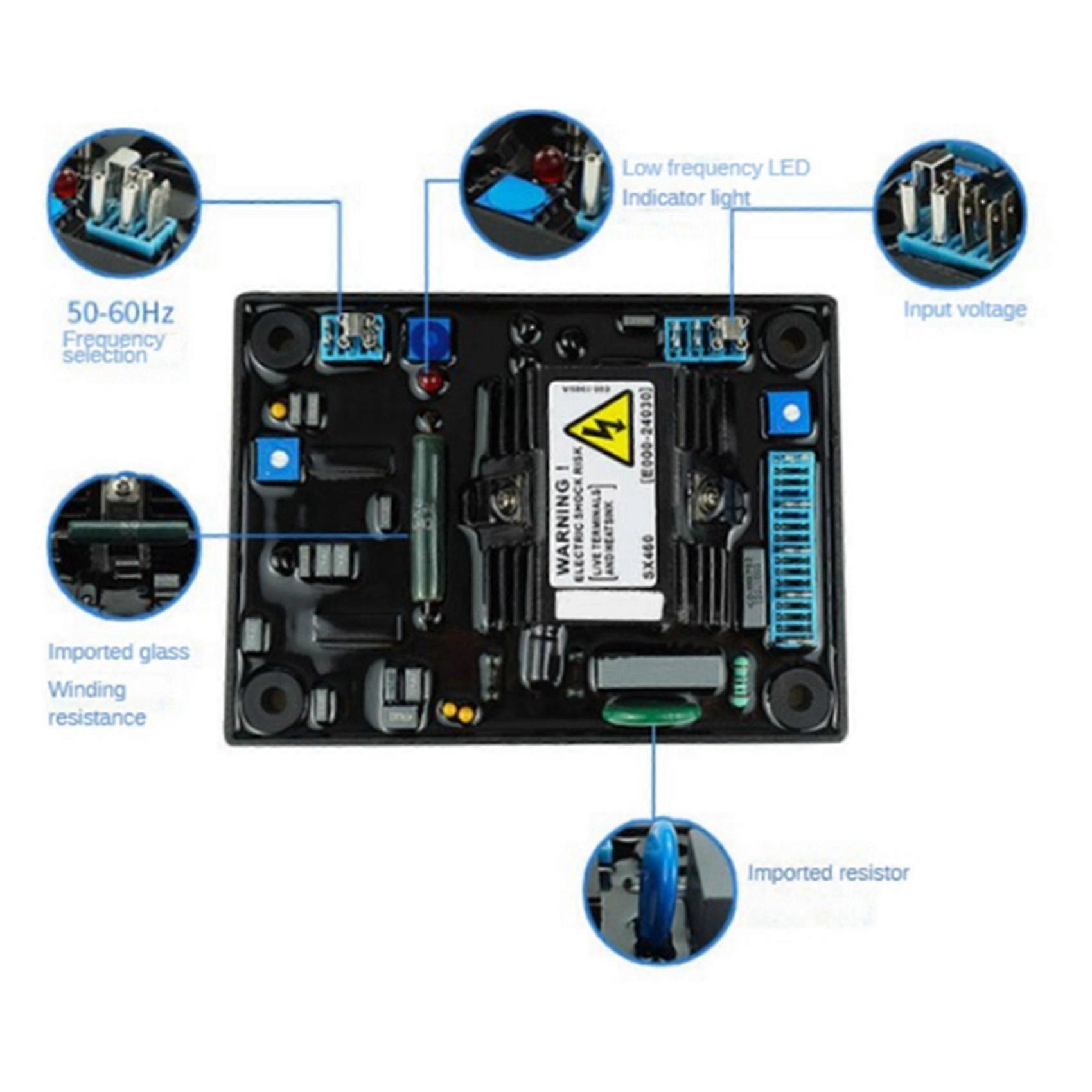 2X M16FA655A AVR Convenient Portable Generator Automatic Voltage Regulator Board Module